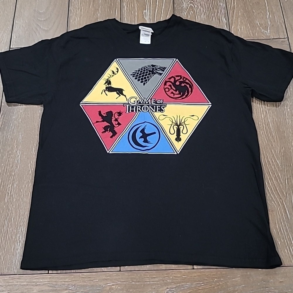 HBO Game Of Thrones Black Short Sleeve T-Shirt Size L - Picture 2 of 10